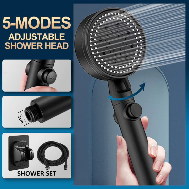 Eco-Friendly High Pressure Adjustable Shower Head