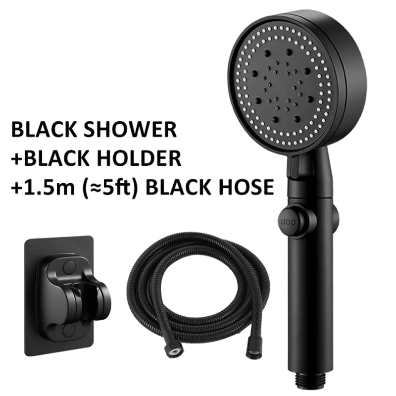 Eco-Friendly High Pressure Adjustable Shower Head