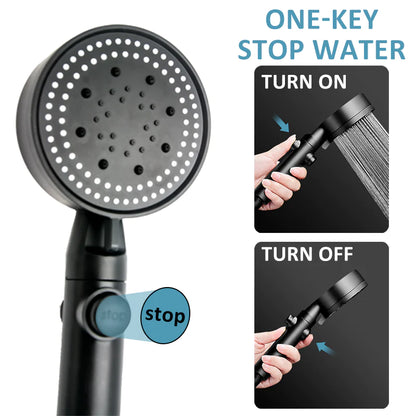 Eco-Friendly High Pressure Adjustable Shower Head